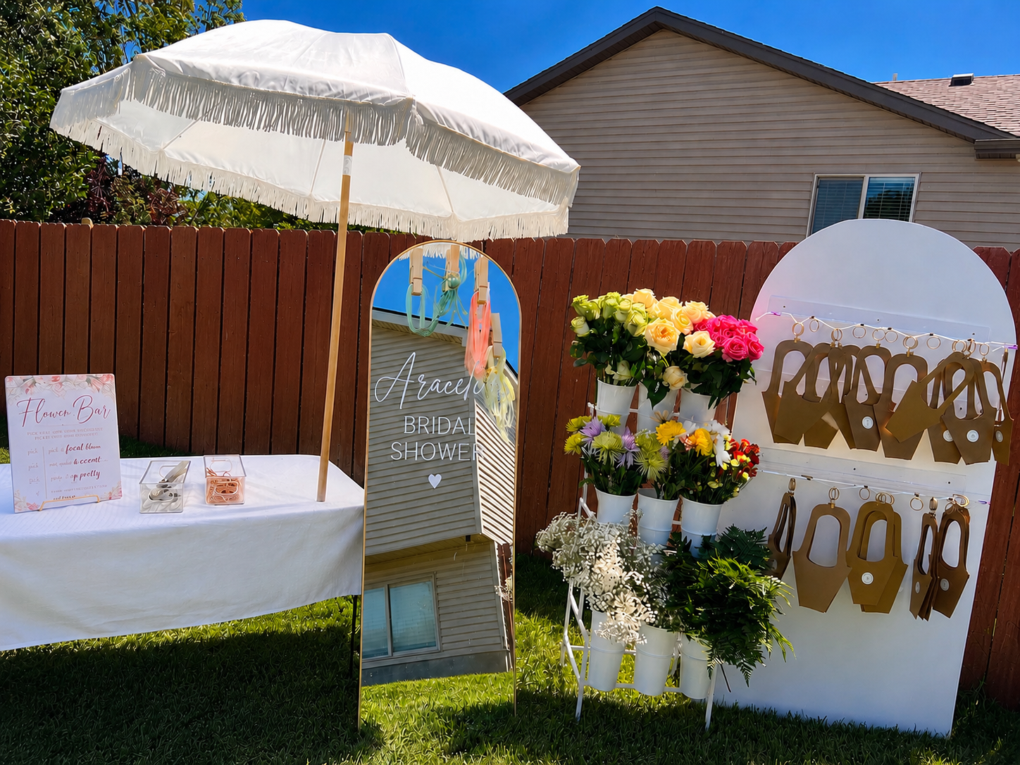 Full Bloom Bar setup